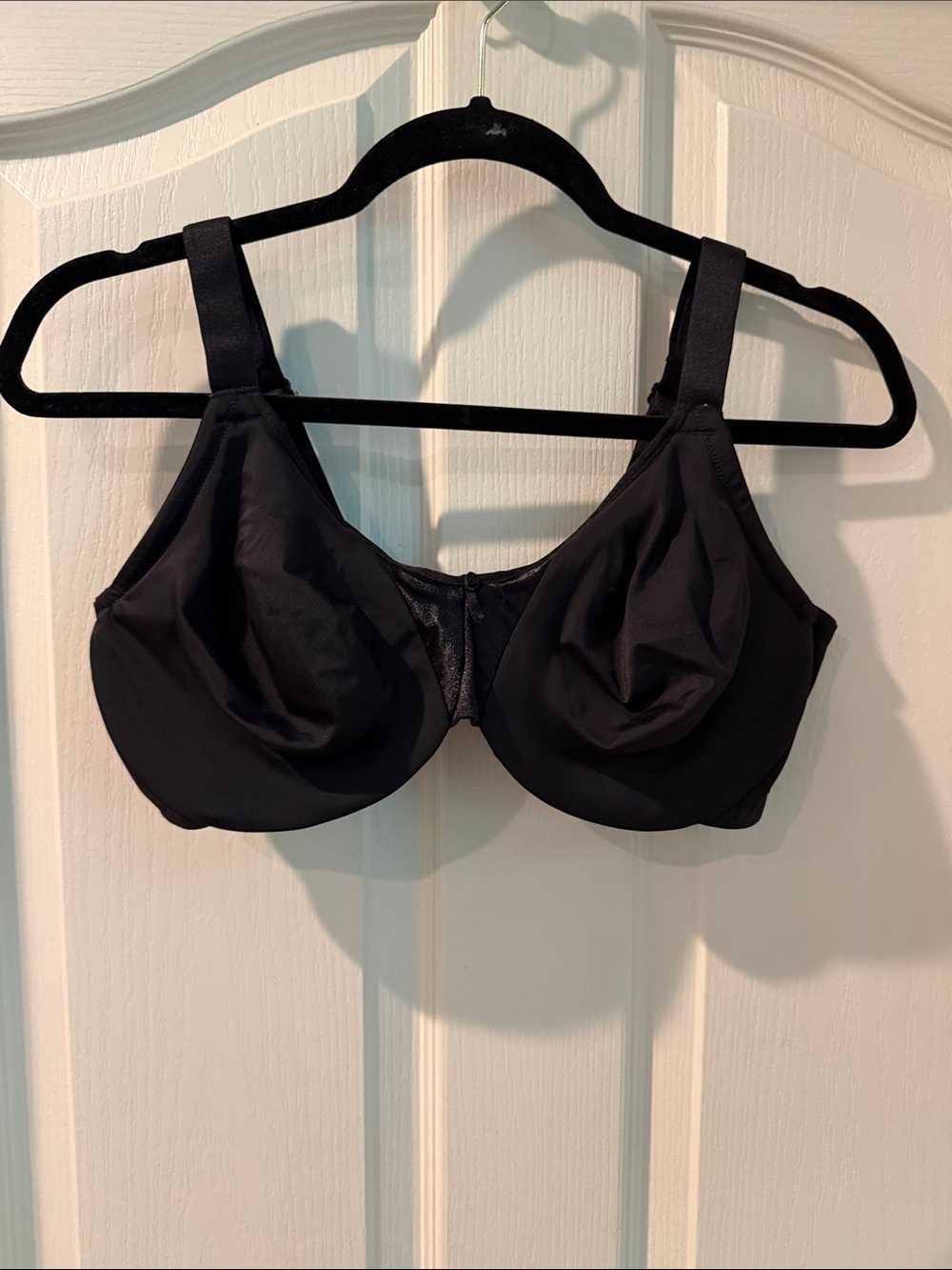 Olga Black Full Coverage Underwire Bra